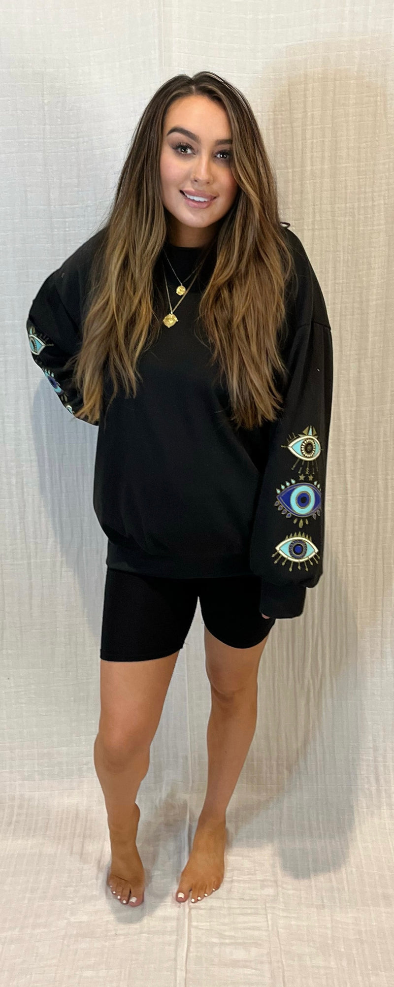 Protect Your Energy Eye Sweatshirt | BLACK