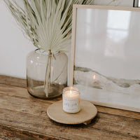 Natural Wood Pedestal Stand