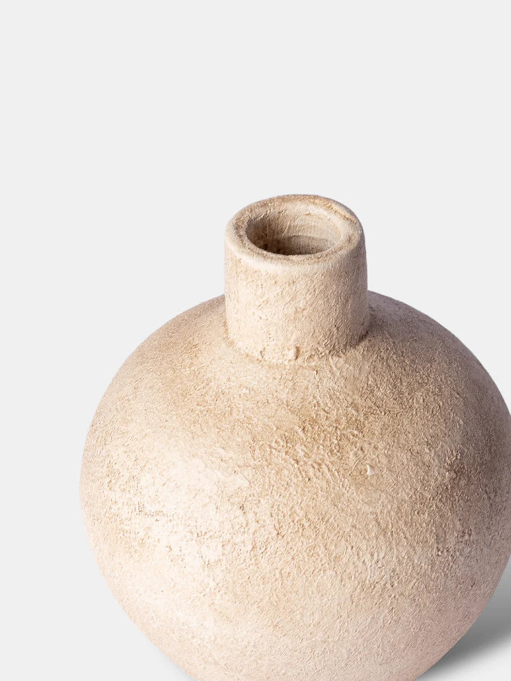 Clay Apple Vase