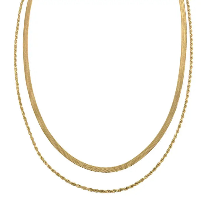 Ryan Double Chain Necklace